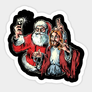 SANTA JESUS Sticker